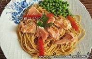 Macarrão com Salmão
