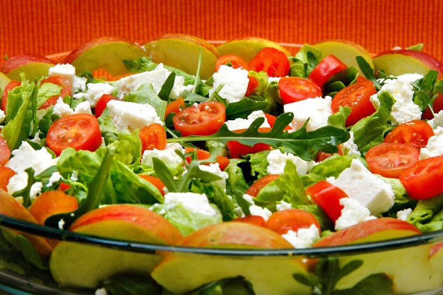 Salada Colorida com Requeijão