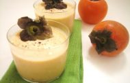 MOUSSE DI CACHI ALLA MENTA  