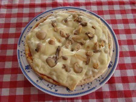 Pizza de Cogumelos 