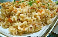 Risoto de arroz integral