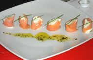 Rolinhos de Salmão Fumado