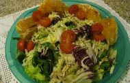 Salada de agrião e laranja 