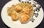 Scallops In Creamy Pesto