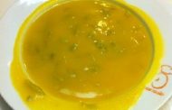 Sopa de Abóbora e Feijão Verde 