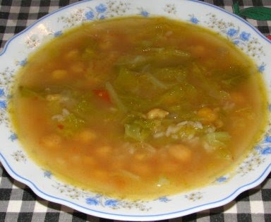 Sopa de Grão com cebola