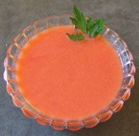Sopa fria de tomate 
