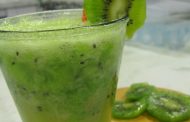 Suco de abacaxi e kiwi