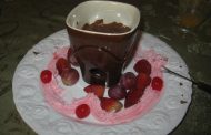 Fondue de chocolate com frutos 
