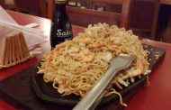 Yakisoba com Camarões e Shitake